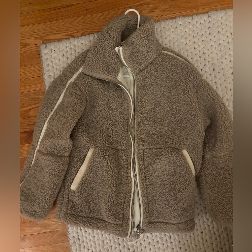 H&M Teddy Faux Fur Sherpa Zip